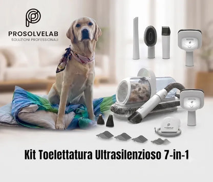 Il Kit Toelettatura Ultrasilenzioso 7-in-1 che elimina lo stress e i peli per sempre | ProsolveLab