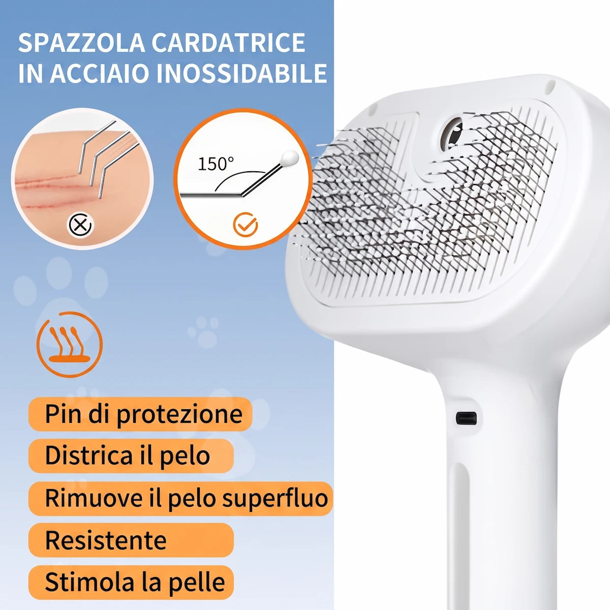 VapoBrush Prosolvelab™ - Trattamento Preventivo Contro Dermatiti e Nodi del Sottopelo