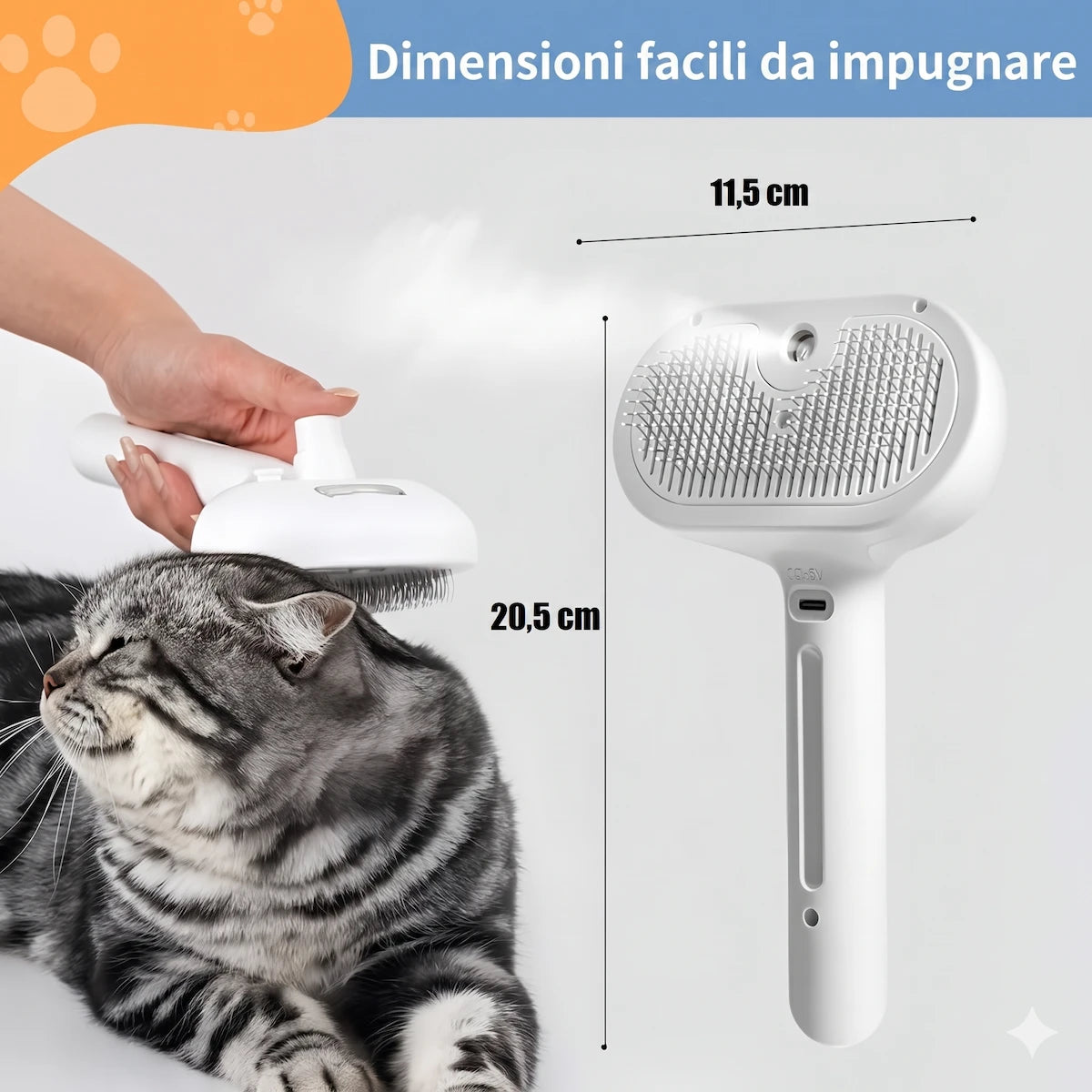 VapoBrush Prosolvelab™ - Trattamento Preventivo Contro Dermatiti e Nodi del Sottopelo